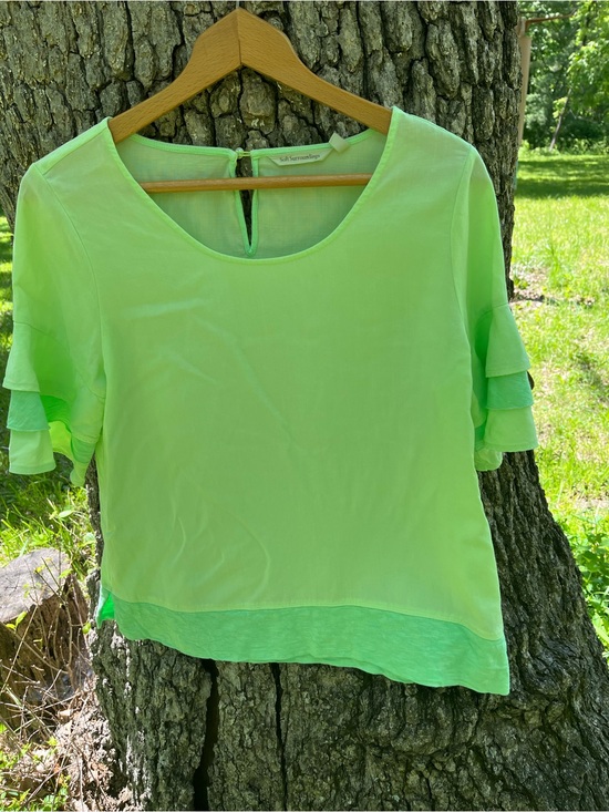 Soft Surroundings Shoes - ⭐️Soft Surroundings Mixed Media Blouse in size S